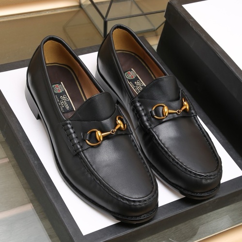 Replica Gucci Oxfords Shoes For Men #1257542 $98.00 USD for Wholesale