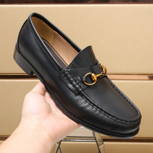 Replica Gucci Oxfords Shoes For Men #1257542 $98.00 USD for Wholesale