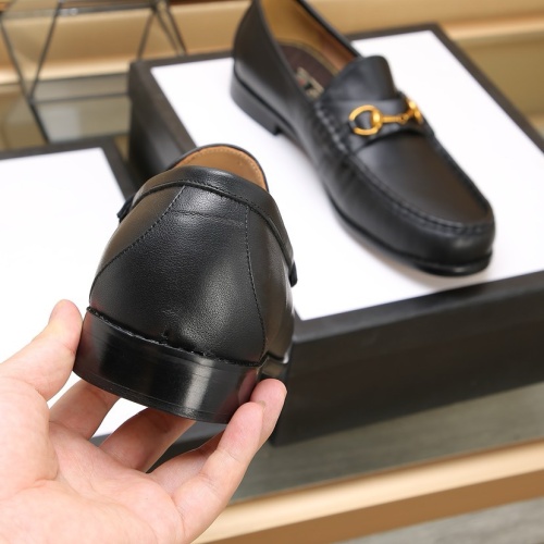 Replica Gucci Oxfords Shoes For Men #1257542 $98.00 USD for Wholesale