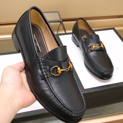 Replica Gucci Oxfords Shoes For Men #1257542 $98.00 USD for Wholesale