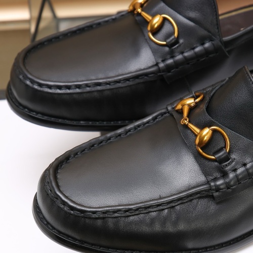 Replica Gucci Oxfords Shoes For Men #1257542 $98.00 USD for Wholesale