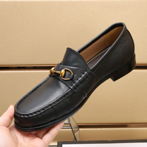 Replica Gucci Oxfords Shoes For Men #1257542 $98.00 USD for Wholesale