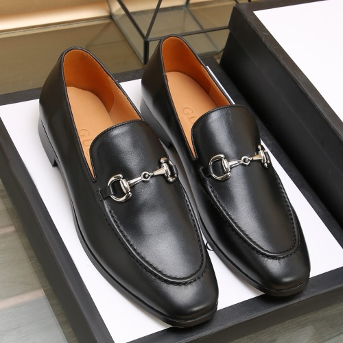 Replica Gucci Oxfords Shoes For Men #1257543 $98.00 USD for Wholesale