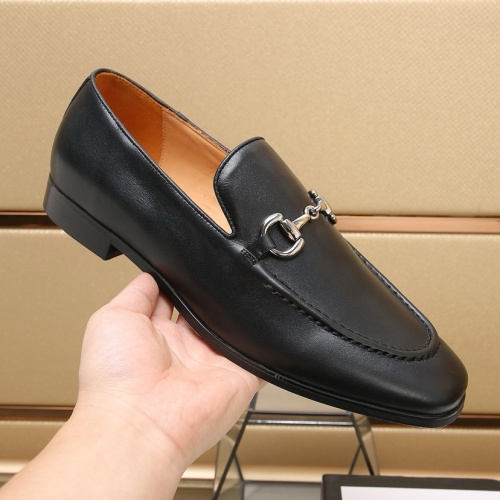 Replica Gucci Oxfords Shoes For Men #1257543 $98.00 USD for Wholesale