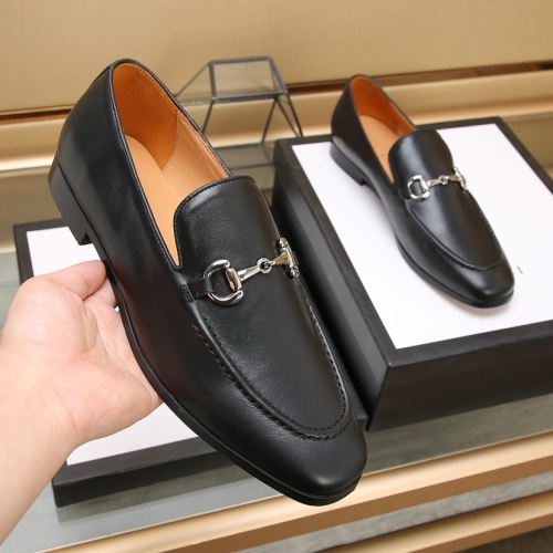 Replica Gucci Oxfords Shoes For Men #1257543 $98.00 USD for Wholesale