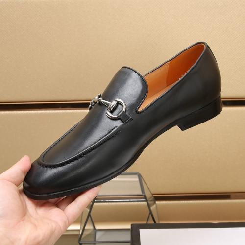 Replica Gucci Oxfords Shoes For Men #1257543 $98.00 USD for Wholesale