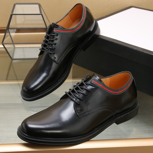 Wholesale Gucci Oxfords Shoes For Men #1257545 $98.00 USD, Wholesale Quality Replica Gucci Oxfords Shoes