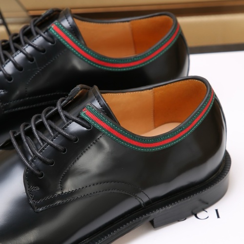 Replica Gucci Oxfords Shoes For Men #1257545 $98.00 USD for Wholesale