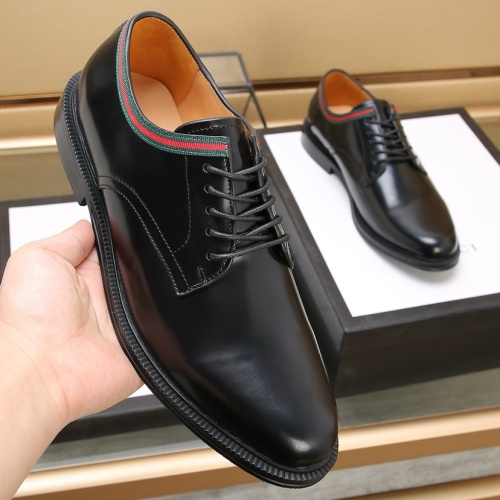 Replica Gucci Oxfords Shoes For Men #1257545 $98.00 USD for Wholesale