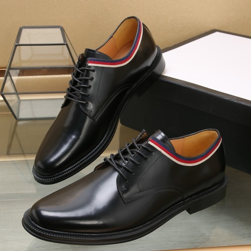 Wholesale Gucci Oxfords Shoes For Men #1257546 $98.00 USD, Wholesale Quality Replica Gucci Oxfords Shoes