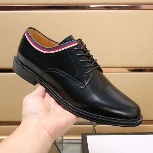 Replica Gucci Oxfords Shoes For Men #1257546 $98.00 USD for Wholesale