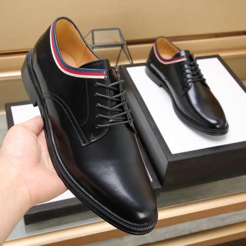 Replica Gucci Oxfords Shoes For Men #1257546 $98.00 USD for Wholesale