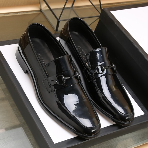 Replica Gucci Oxfords Shoes For Men #1257547 $98.00 USD for Wholesale