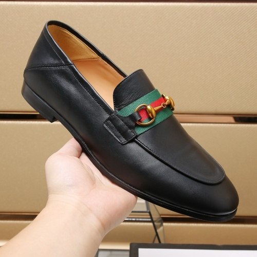 Replica Gucci Oxfords Shoes For Men #1257549 $98.00 USD for Wholesale