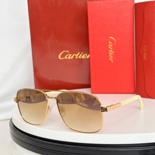 Wholesale Cartier AAA Quality Sunglassess #1257555 $48.00 USD, Wholesale Quality Replica Cartier AAA Quality Sunglassess