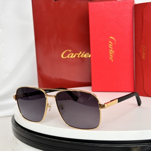 Wholesale Cartier AAA Quality Sunglassess #1257561 $48.00 USD, Wholesale Quality Replica Cartier AAA Quality Sunglassess