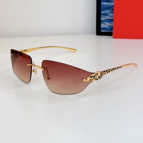 Wholesale Cartier AAA Quality Sunglassess #1257568 $64.00 USD, Wholesale Quality Replica Cartier AAA Quality Sunglassess