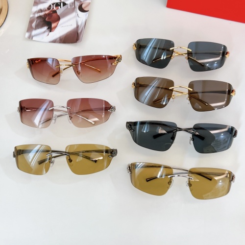 Replica Cartier AAA Quality Sunglassess #1257568 $64.00 USD for Wholesale