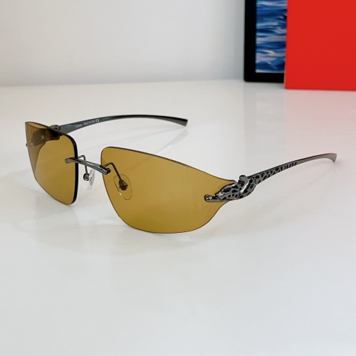 Wholesale Cartier AAA Quality Sunglassess #1257571 $64.00 USD, Wholesale Quality Replica Cartier AAA Quality Sunglassess