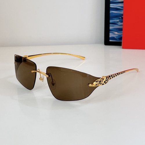 Wholesale Cartier AAA Quality Sunglassess #1257572 $64.00 USD, Wholesale Quality Replica Cartier AAA Quality Sunglassess