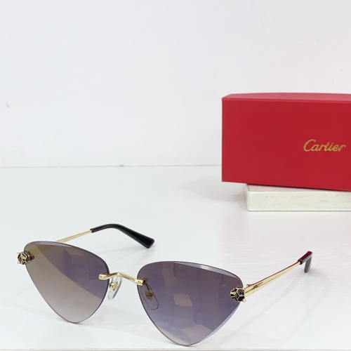 Wholesale Cartier AAA Quality Sunglassess #1257583 $68.00 USD, Wholesale Quality Replica Cartier AAA Quality Sunglassess