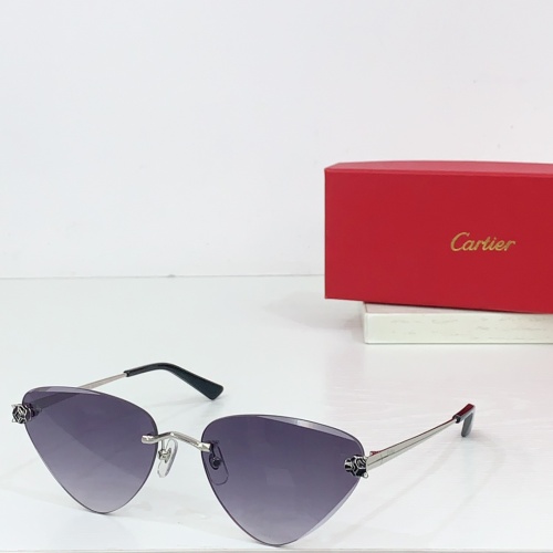 Wholesale Cartier AAA Quality Sunglassess #1257585 $68.00 USD, Wholesale Quality Replica Cartier AAA Quality Sunglassess