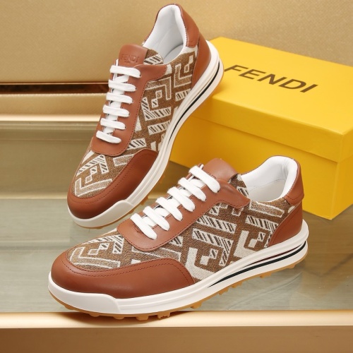 Wholesale Fendi Casual Shoes For Men #1257592 $88.00 USD, Wholesale Quality Replica Fendi Casual Shoes