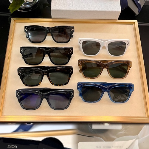 Replica Christian Dior AAA Quality Sunglasses #1257593 $72.00 USD for Wholesale