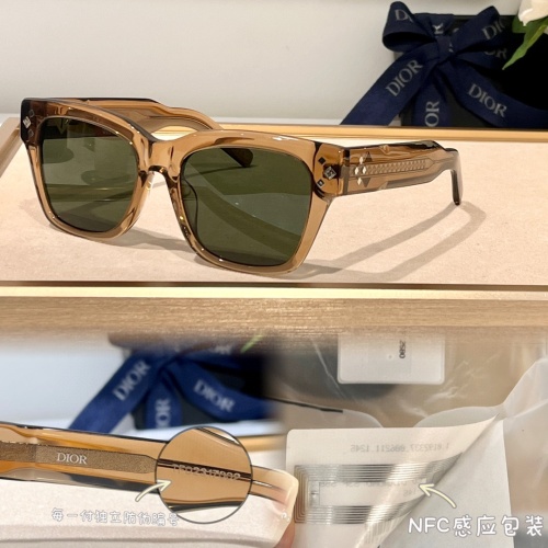 Wholesale Christian Dior AAA Quality Sunglasses #1257597 $72.00 USD, Wholesale Quality Replica Christian Dior AAA Quality Sunglasses