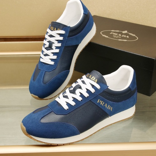 Wholesale Prada Casual Shoes For Men #1257630 $96.00 USD, Wholesale Quality Replica Prada Casual Shoes