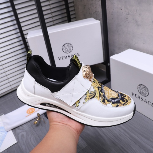 Replica Versace Casual Shoes For Men #1257658 $76.00 USD for Wholesale