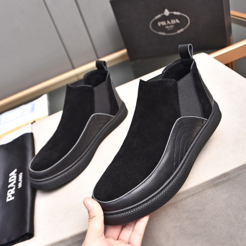 Wholesale Prada Boots For Men #1257672 $82.00 USD, Wholesale Quality Replica Prada Boots