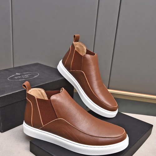 Replica Prada Boots For Men #1257673 $82.00 USD for Wholesale