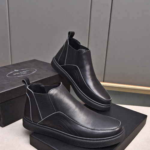 Replica Prada Boots For Men #1257674 $82.00 USD for Wholesale