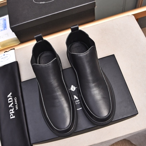 Replica Prada Boots For Men #1257674 $82.00 USD for Wholesale