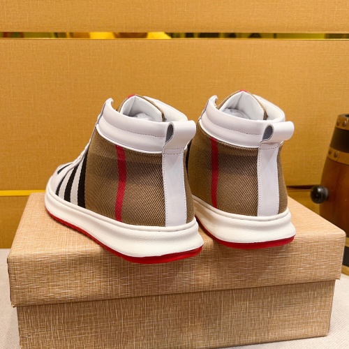 Replica Burberry High Tops Shoes For Men #1257729 $80.00 USD for Wholesale