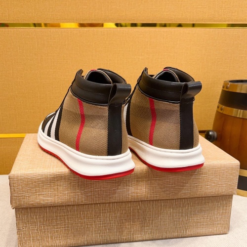 Replica Burberry High Tops Shoes For Men #1257730 $80.00 USD for Wholesale