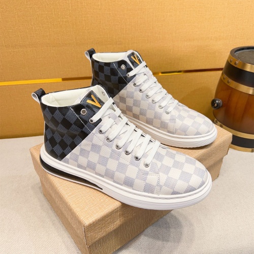 Wholesale Louis Vuitton High Tops Shoes For Men #1257733 $80.00 USD, Wholesale Quality Replica Louis Vuitton High Tops Shoes