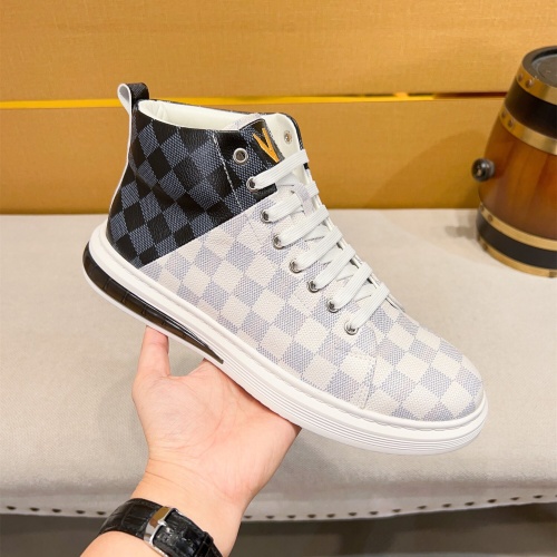 Replica Louis Vuitton High Tops Shoes For Men #1257733 $80.00 USD for Wholesale