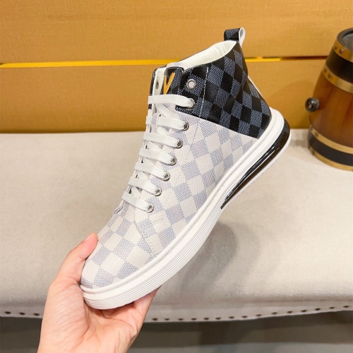 Replica Louis Vuitton High Tops Shoes For Men #1257733 $80.00 USD for Wholesale