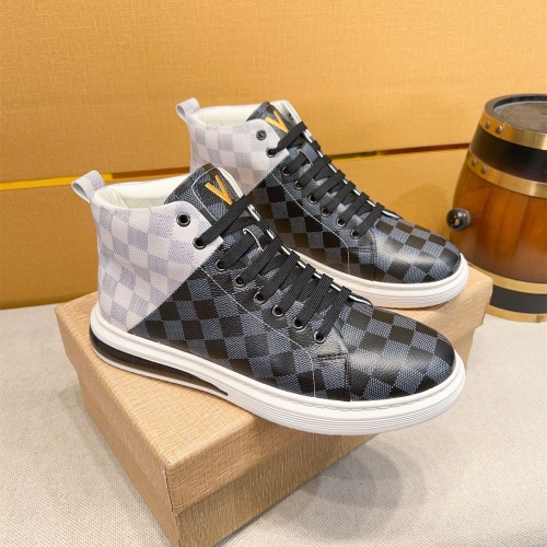 Wholesale Louis Vuitton High Tops Shoes For Men #1257734 $80.00 USD, Wholesale Quality Replica Louis Vuitton High Tops Shoes