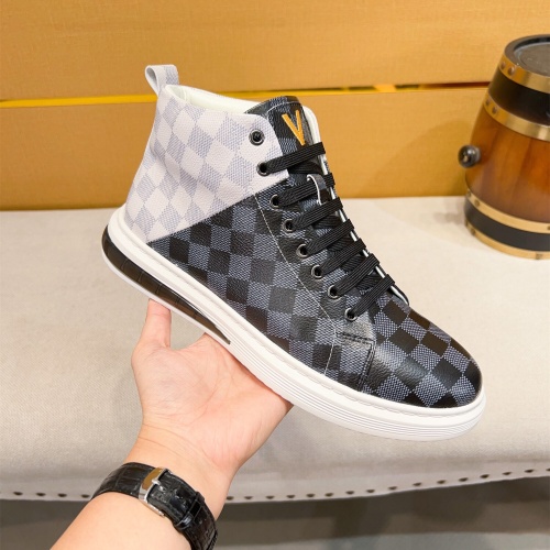 Replica Louis Vuitton High Tops Shoes For Men #1257734 $80.00 USD for Wholesale