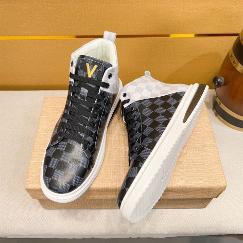 Replica Louis Vuitton High Tops Shoes For Men #1257734 $80.00 USD for Wholesale