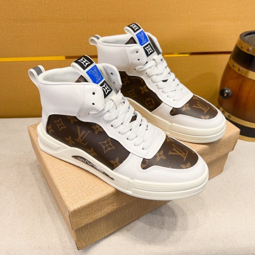 Wholesale Louis Vuitton High Tops Shoes For Men #1257735 $80.00 USD, Wholesale Quality Replica Louis Vuitton High Tops Shoes