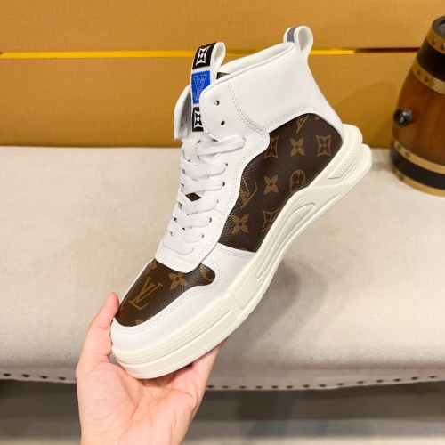 Replica Louis Vuitton High Tops Shoes For Men #1257735 $80.00 USD for Wholesale