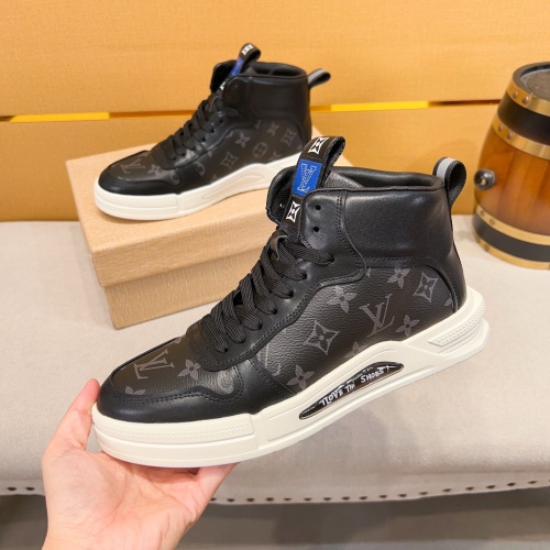 Replica Louis Vuitton High Tops Shoes For Men #1257736 $80.00 USD for Wholesale