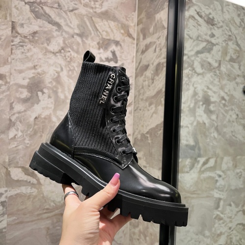 Replica Chanel Boots For Women #1257760 $115.00 USD for Wholesale