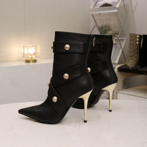 Replica Balmain Boots For Women #1257765 $112.00 USD for Wholesale