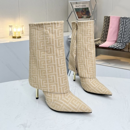 Wholesale Balmain Boots For Women #1257768 $112.00 USD, Wholesale Quality Replica Balmain Boots