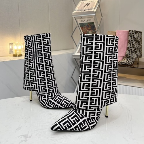 Replica Balmain Boots For Women #1257770 $112.00 USD for Wholesale